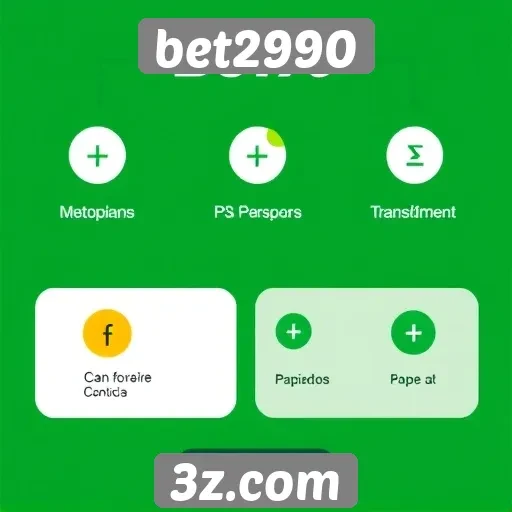 Métodos de pagamento oferecidos pelo site bet2990