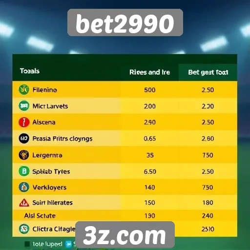 Comparativo das taxas de pagamento no bet2990